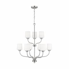 Sea Gull Windom 9-LT Chandelier - Brushed Nickel - 3102809-962