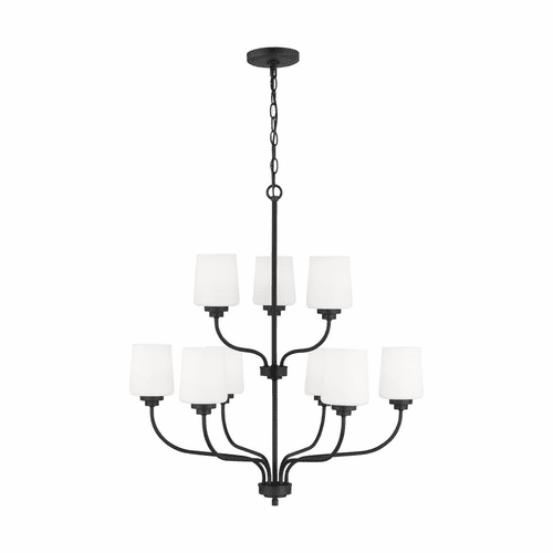 Sea Gull Windom 9-LT Chandelier - Midnight Black - 3102809-112