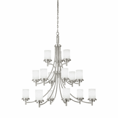 Sea Gull Winnetka 15-LT Chandelier - Brushed Nickel - 31663-962