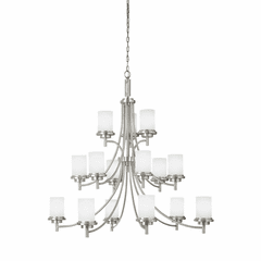 Sea Gull Winnetka 15-LT Chandelier - Brushed Nickel - 31663EN3-962