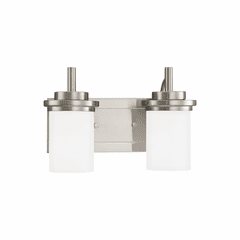 Sea Gull Winnetka 2-LT Wall/Bath Light - Brushed Nickel - 44661-962