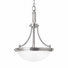 Sea Gull Winnetka 3-LT Pendant - Brushed Nickel - 65661-962