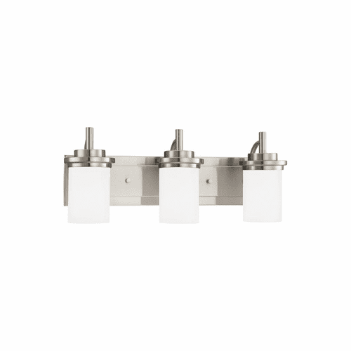 Sea Gull Winnetka 3-LT Wall/Bath Light - Brushed Nickel - 44662EN3-962