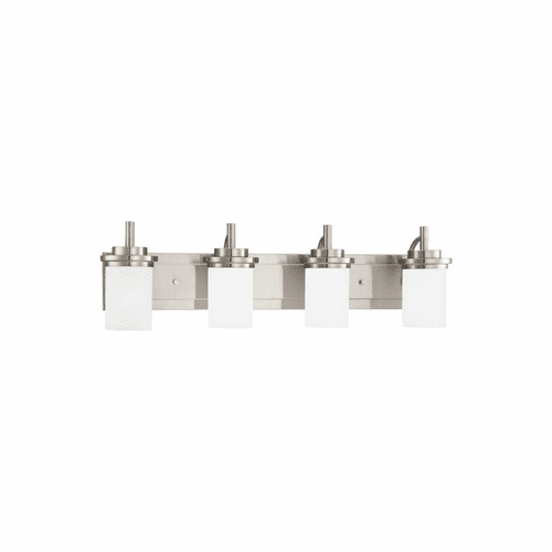 Sea Gull Winnetka 4-LT Wall/Bath Light - Brushed Nickel - 44663-962