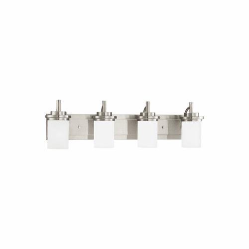 Sea Gull Winnetka 4-LT Wall/Bath Light - Brushed Nickel - 44663EN3-962