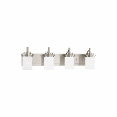 Sea Gull Winnetka 4-LT Wall/Bath Light - Brushed Nickel - 44663EN3-962
