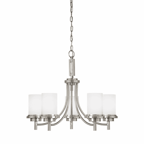 Sea Gull Winnetka 5-LT Chandelier - Brushed Nickel - 31661EN3-962