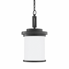 Sea Gull Winnetka Outdoor 1-LT Outdoor Pendant - Forged Iron - 60660EN3-185
