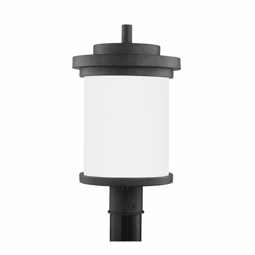 Sea Gull Winnetka Outdoor 1-LT Outdoor Post Lantern - Forged Iron - 82660EN3-185