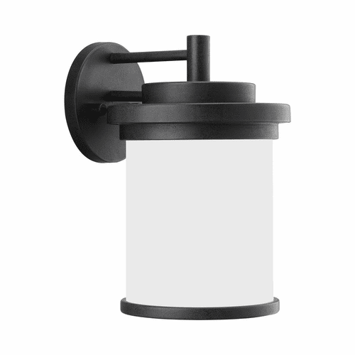 Sea Gull Winnetka Outdoor 1-LT Outdoor Wall Lantern - Forged Iron - 88661-185
