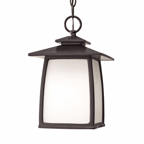 Sea Gull Wright House 1-LT Outdoor Pendant Lantern - Oil Rubbed Bronze - OL8511ORB