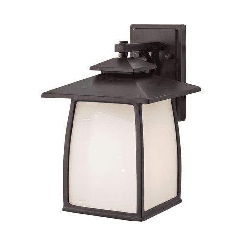Sea Gull Wright House Large 1-LT Outdoor Wall Lantern - Oil Rbd Bronze - OL8502ORB