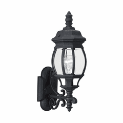 Sea Gull Wynfield 1-LT Outdoor Wall Lantern - Black - 88200-12