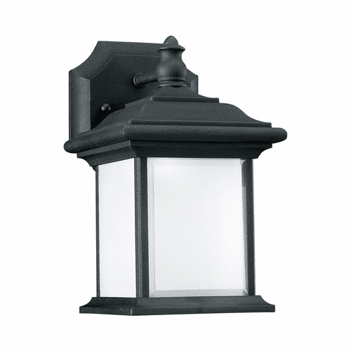 Sea Gull Wynfield 1-LT Outdoor Wall Lantern - Black - 89101-12