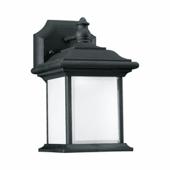 Sea Gull Wynfield 1-LT Outdoor Wall Lantern - Black - 89101-12
