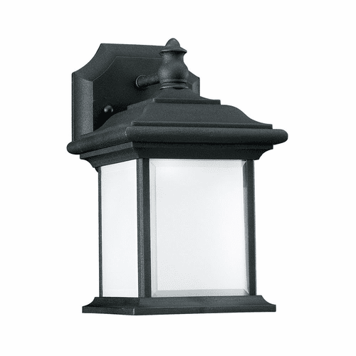 Sea Gull Wynfield 1-LT Outdoor Wall Lantern - Black - 89101EN3-12