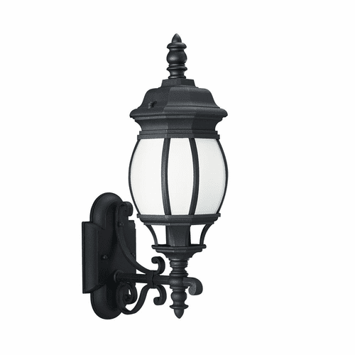 Sea Gull Wynfield 1-LT Outdoor Wall Lantern - Black - 89102EN3-12