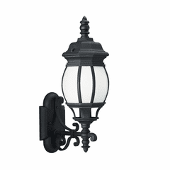 Sea Gull Wynfield 1-LT Outdoor Wall Lantern - Black - 89102EN3-12