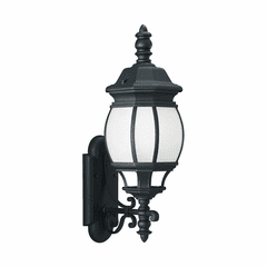 Sea Gull Wynfield 1-LT Outdoor Wall Lantern - Black - 89103-12
