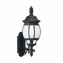 Sea Gull Wynfield 1-LT Outdoor Wall Lantern - Black - 89103EN3-12