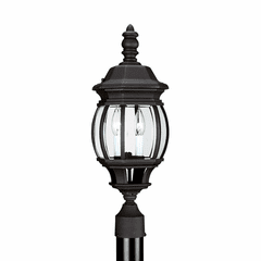 Sea Gull Wynfield 2-LT Outdoor Post Lantern - Black - 82200-12 Sea Gull Wynfield 2-LT Outdoor Post Lantern - Black - 82200-12