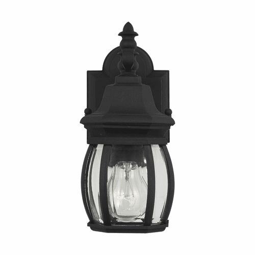Sea Gull Wynfield Small 1-LT Outdoor Wall Lantern - Black - 88203-12