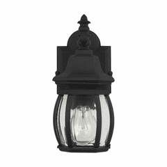 Sea Gull Wynfield Small 1-LT Outdoor Wall Lantern - Black - 88203-12