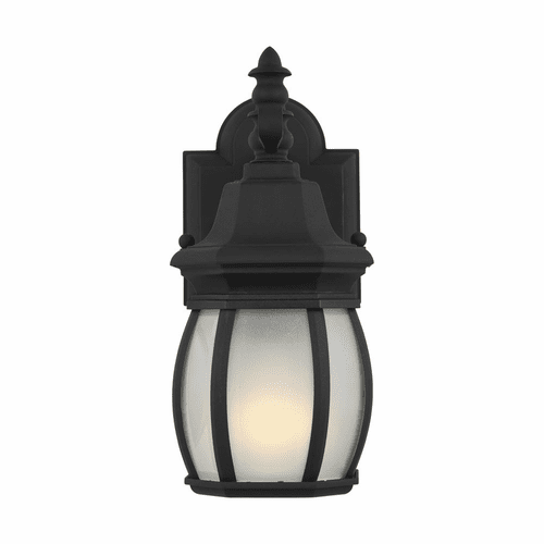 Sea Gull Wynfield Small 1-LT Outdoor Wall Lantern - Black - 89104-12