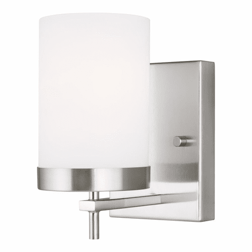 Sea Gull Zire 1-LT Bath/Wall Sconce - Brushed Nickel - 4190301-962