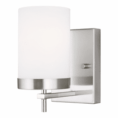 Sea Gull Zire 1-LT Bath/Wall Sconce - Brushed Nickel - 4190301-962
