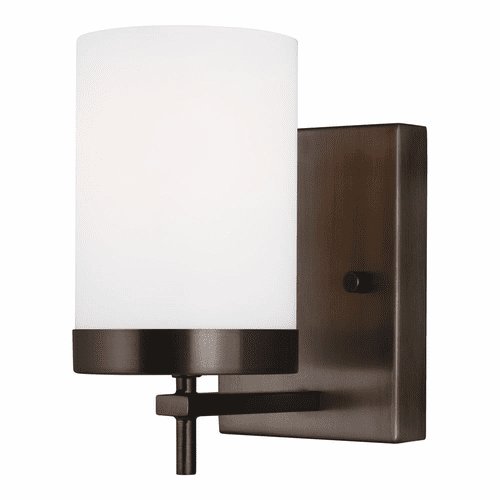 Sea Gull Zire 1-LT Bath/Wall Sconce - Brushed Oil Rubbed Bronze - 4190301-778