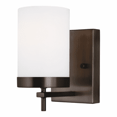 Sea Gull Zire 1-LT Bath/Wall Sconce - Brushed Oil Rubbed Bronze - 4190301-778