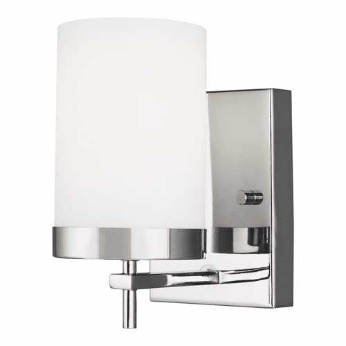 Sea Gull Zire 1-LT Bath/Wall Sconce - Chrome - 4190301-05