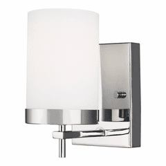 Sea Gull Zire 1-LT Bath/Wall Sconce - Chrome - 4190301-05