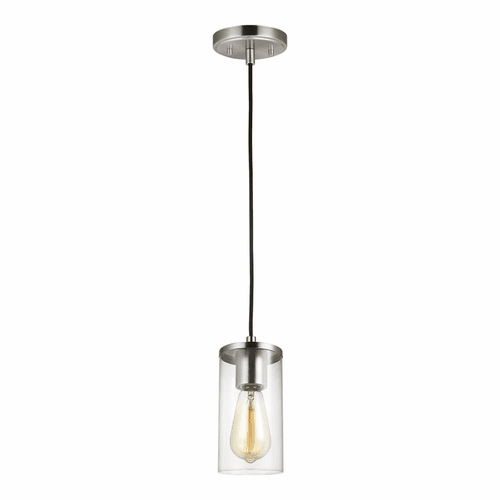 Sea Gull Zire 1-LT Mini-Pendant - Brushed Nickel - 6190301-962