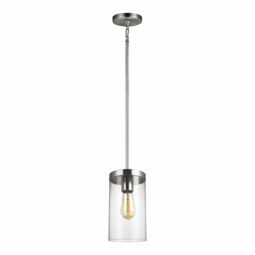 Sea Gull Zire 1-LT Pendant - Brushed Nickel - 6590301-962