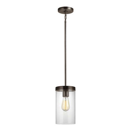 Sea Gull Zire 1-LT Pendant - Brushed Oil Rubbed Bronze - 6590301-778