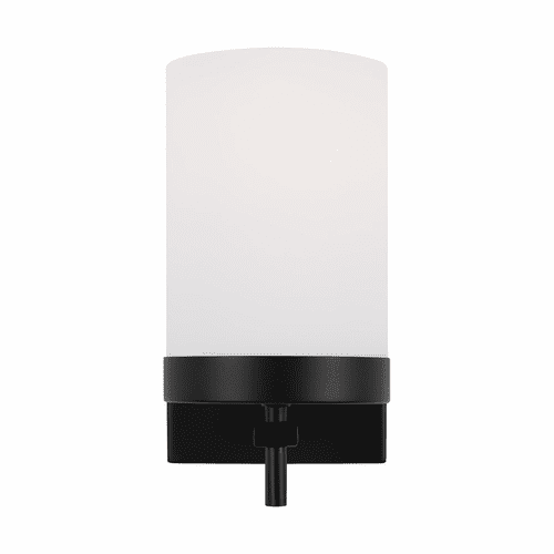 Sea Gull Zire 1-LT Wall / Bath Sconce - Midnight Black - 4190301-112