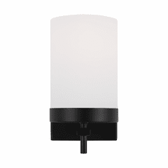 Sea Gull Zire 1-LT Wall / Bath Sconce - Midnight Black - 4190301EN3-112