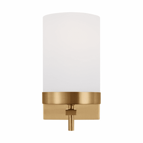 Sea Gull Zire 1-LT Wall / Bath Sconce - Satin Brass - 4190301EN3-848