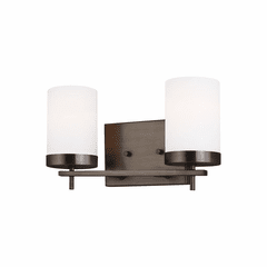Sea Gull Zire 2-LT Bath Light - Brushed Oil Rubbed Bronze - 4490302-778