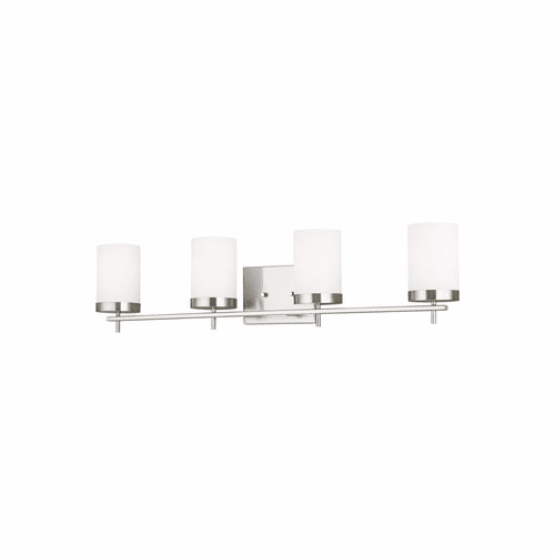 Sea Gull Zire 4-LT Bath Light - Brushed Nickel - 4490304-962