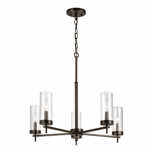 Sea Gull Zire 5-LT Chandelier - Brushed Oil Rubbed Bronze - 3190305-778