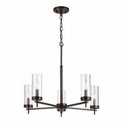 Sea Gull Zire 5-LT Chandelier - Brushed Oil Rubbed Bronze - 3190305-778 Sea Gull Zire 5-LT Chandelier - Brushed Oil Rubbed Bronze - 3190305-778
