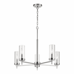 Sea Gull Zire 5-LT Chandelier - Chrome - 3190305-05 Sea Gull Zire 5-LT Chandelier - Chrome - 3190305-05
