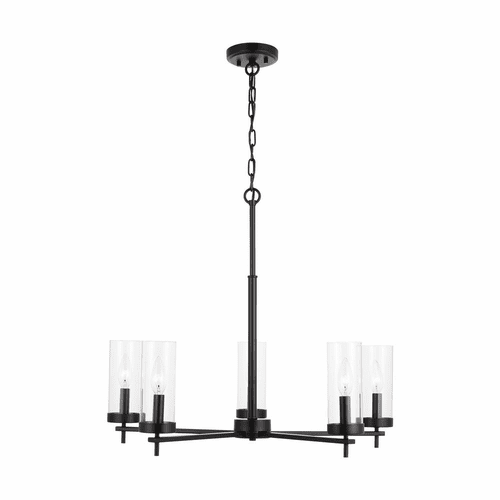 Sea Gull Zire 5-LT Chandelier - Midnight Black - 3190305EN-112