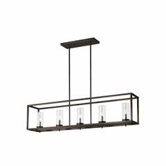 Sea Gull Zire 5-LT Island Pendant - Brushed Oil Rubbed Bronze - 6690305-778