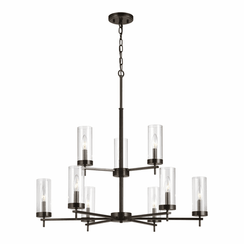 Sea Gull Zire 9-LT Chandelier - Brushed Oil Rubbed Bronze - 3190309-778