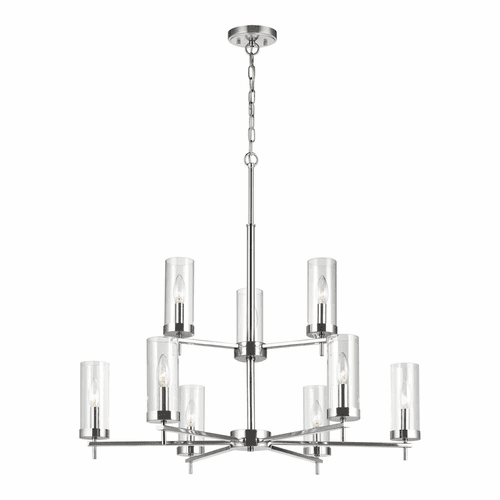 Sea Gull Zire 9-LT Chandelier - Chrome - 3190309-05