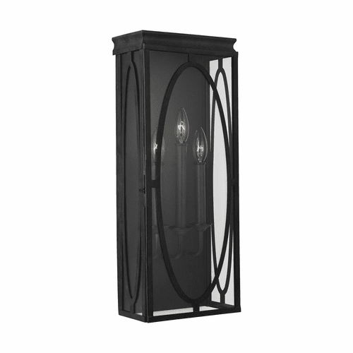 Sean Lavin Patrice 3-LT Large Outdoor Wall Lantern - Weathered Zinc - OL14310DWZ